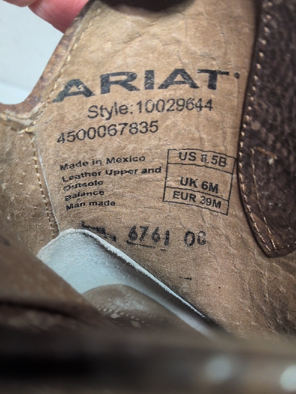 Ariat Women's Brushed Silver Circuit Cruz Boots 10029644, Size 8.5 - Picture 12 of 14